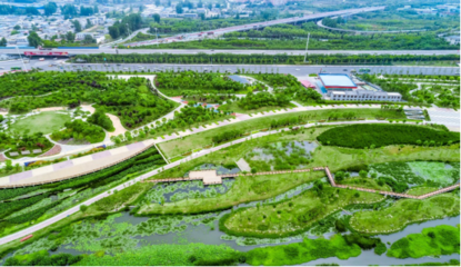 尋美家鄉(xiāng)河——水利工程學院暑期社會實踐走進生態(tài)園